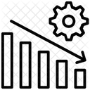 Diminuzione Della Produttivita Perdita Di Affari Analisi Dei Dati Icon