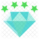 Dimond Star Diamond Star Icon