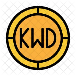 Dinar kuwaití kwd  Icono