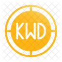 Dinar kuwait kwd  Icon