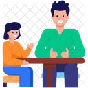 Dinner Dinner Time Family Dinner Icon