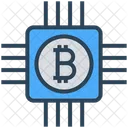 Criptomoneda Dinero Bitcoin Icono