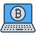 Criptomoneda Dinero Bitcoin Icono