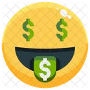 Dinero Emoji Emocion Icono