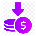 Dinero abajo  Icon