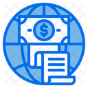 Globo Dinero Factura Icon