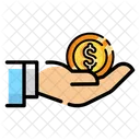 Dinero en efectivo  Icono