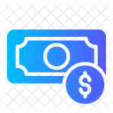 Dinero En Efectivo Dinero No Moneda De Dolar Icon