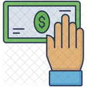 Dinero En Efectivo Gesto Mano Icon