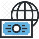 Dinero Globo Transferencia Bancaria Icono
