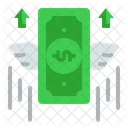 Dinero volador  Icono