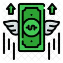 Dinero volador  Icono