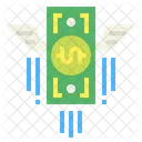 Dinero volador  Icono