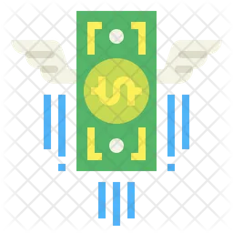 Dinero volador  Icono