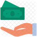 Esg Dinheiro Mao Ícone
