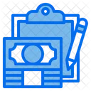 Area De Transferencia Moeda Contabilidade Ícone