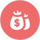 Dinheiro Sacos Dolar Ícone