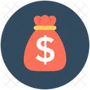 Dinheiro Saco Dolar Ícone