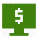 Dinheiro De Computador Pagamento Celular Ícone