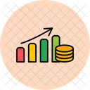 Dinheiro de crescimento  Ícone
