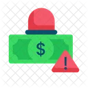 Dinheiro De Emergencia Plano Icon