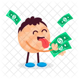 Emoji de dinheiro  Ícone