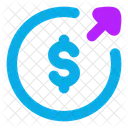 Money Send Circle Dinheiro Moeda Icon