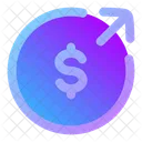 Money Send Circle Dinheiro Moeda Icon