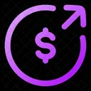 Money Send Circle Dinheiro Moeda Icon