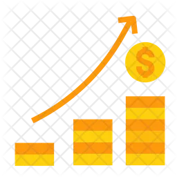 Lucro em dinheiro  Ícone