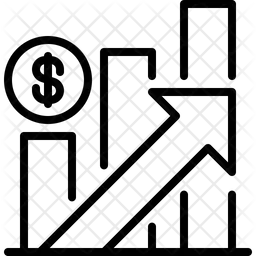 Crescimento Financeiro  Ícone
