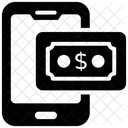 Dinheiro Movel Transacao Movel Pagamento Por Smartphone Ícone