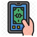 Dinheiro On Line Dinheiro Financas Icon