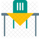 Dining Table Chair Icon