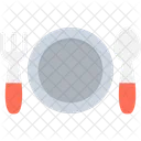 Spoon Plate Fork Icon