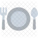 Spoon Plate Fork Icon