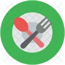 Dining Plate Fork Icon