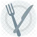 Dining Knife Plate Icon