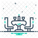 Dining Chair Cloth Icon