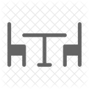 Dining Table Interior Icon