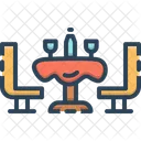 Dining Chair Cloth Icon