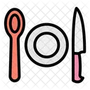 Dining Meal Dinner Plate Icon