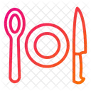 Dining Meal Dinner Plate Icon
