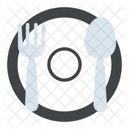 Dining plate  Icon