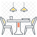Dining Room Dining Table Dining Chair Icon
