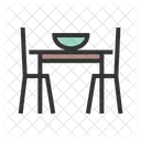 Table Dining Furniture Icon