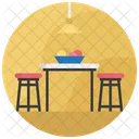 Dining Table Furniture Restaurant Table Icon