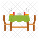 Dining Room Dining Table Dinner Table Icon