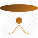 Dining Table Interior Furniture Icon