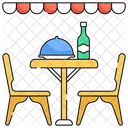 Dining Table Food Icon